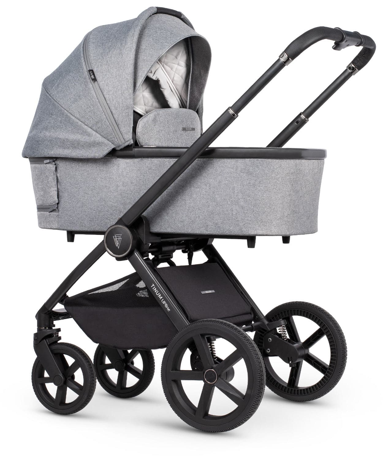 Venicci Tinum Upline 2 In 1 Pram Pushchair - Classic Grey   