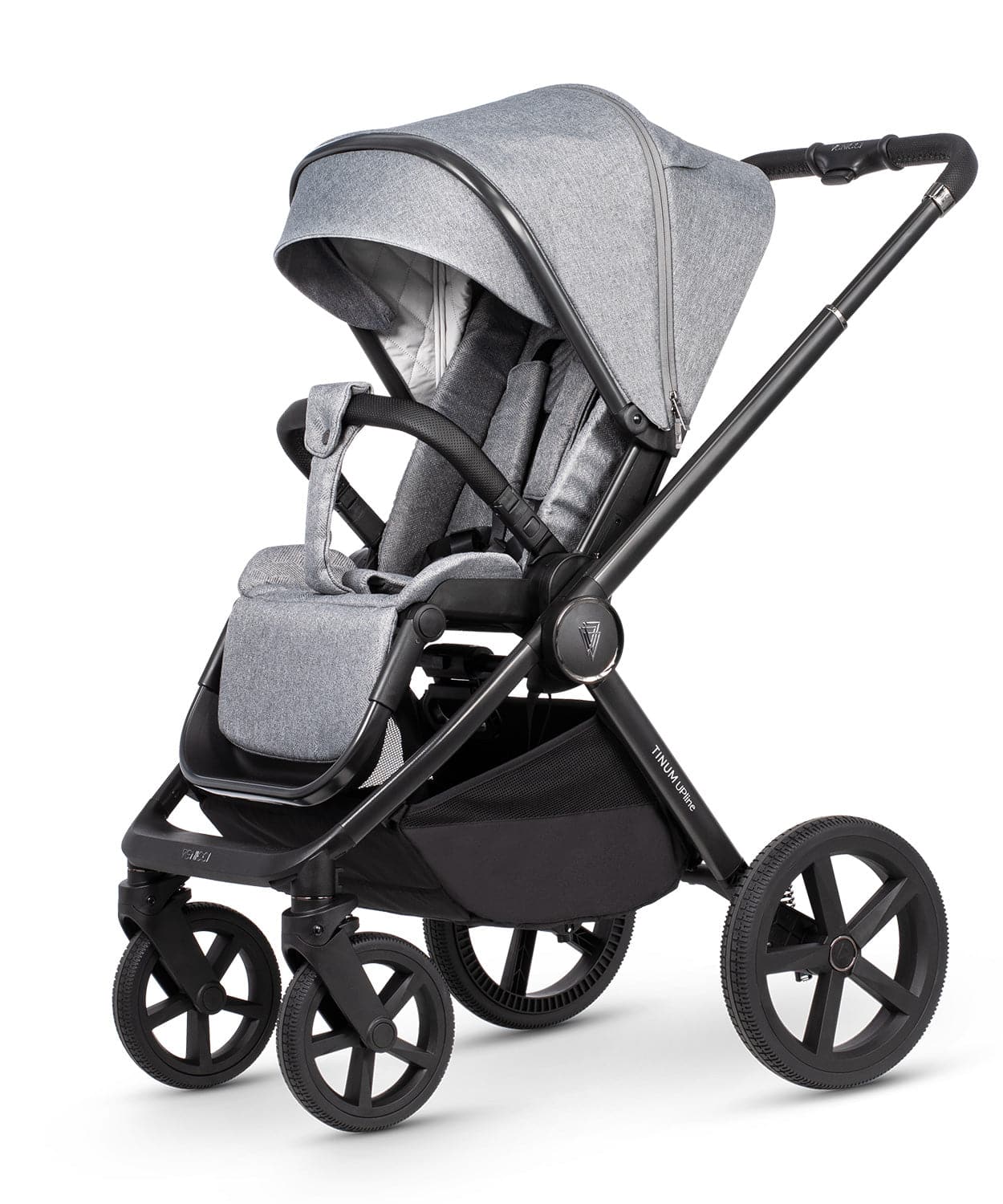 Venicci Tinum Upline 2 In 1 Pram Pushchair - Classic Grey   