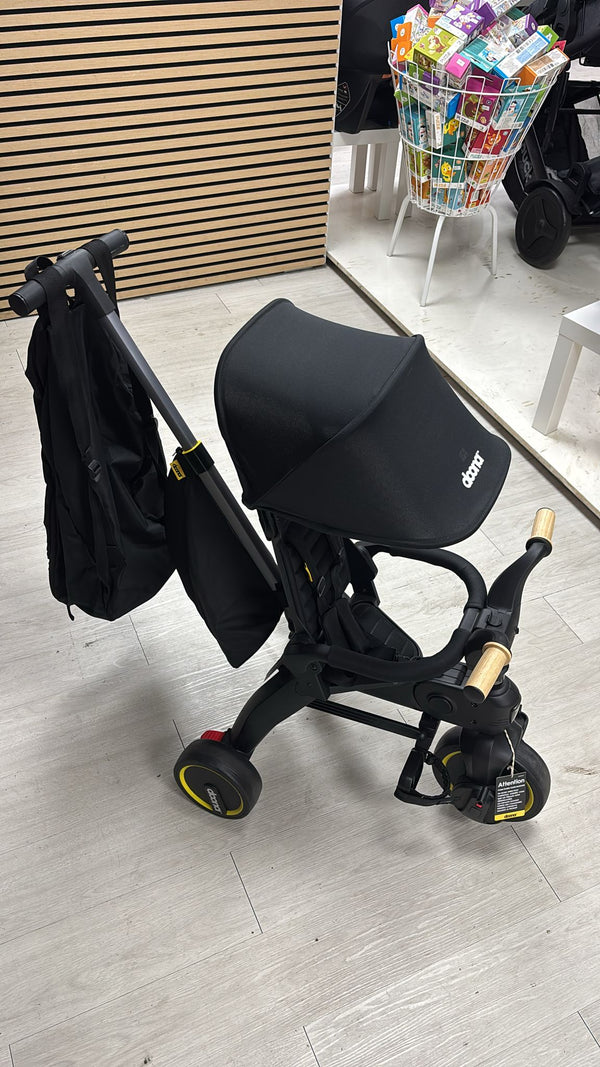 Doona Liki Foldable Trike S5 - Nitro Black - Showroom Display Model