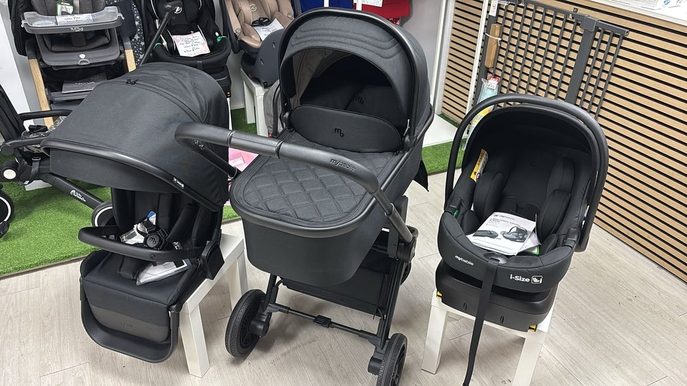 My Babiie MB450i 3-in-1 Travel System - Black - Showroom Display Model
