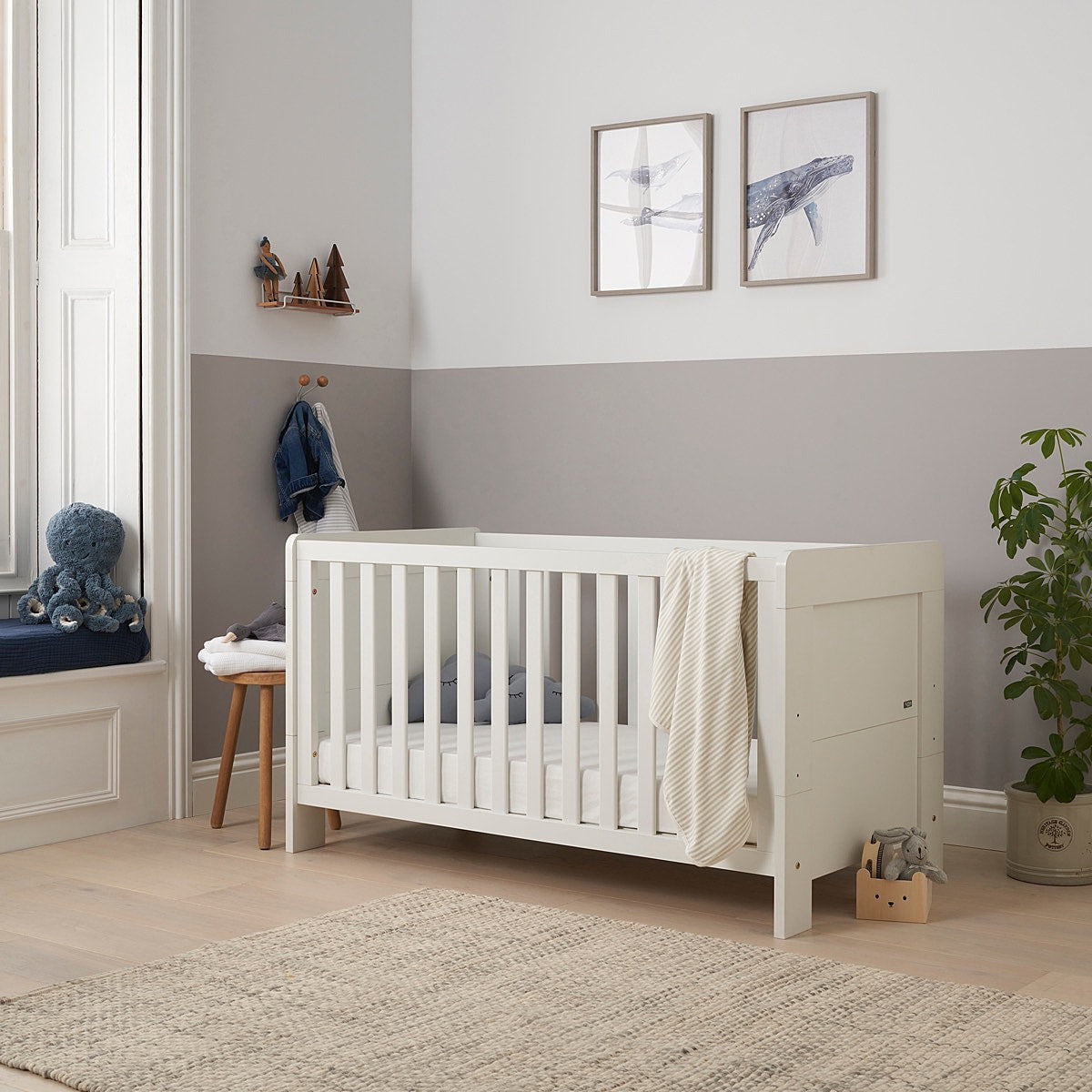 Tutti Bambini Essentials Alba Cot Bed - White - For Your Little One