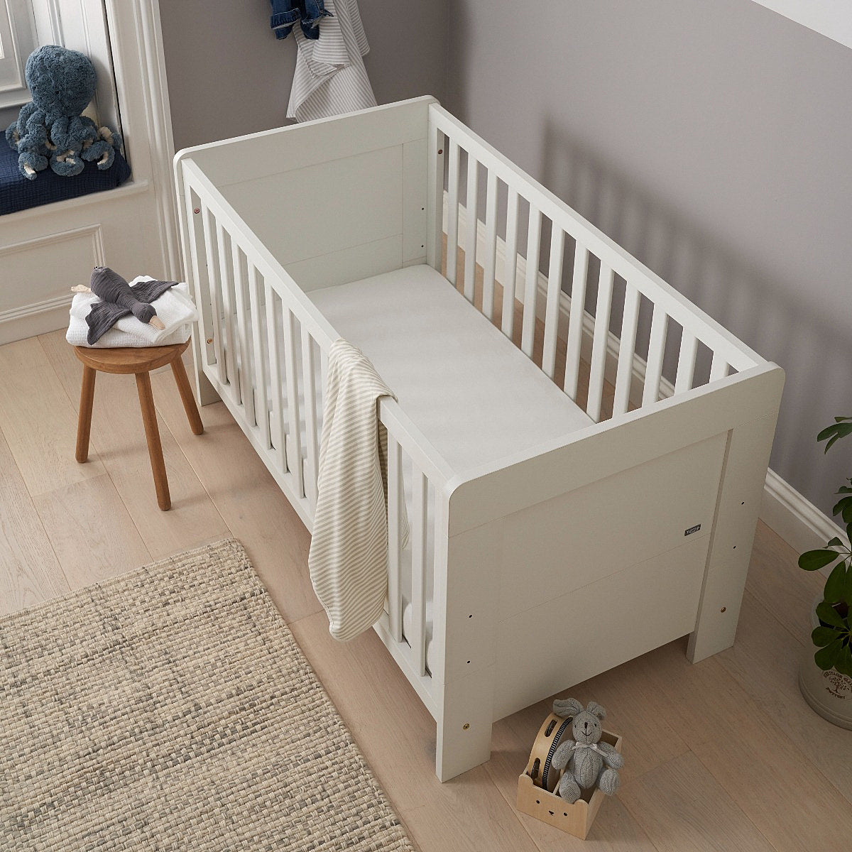 Tutti Bambini Essentials Alba Cot Bed - White -  | For Your Little One