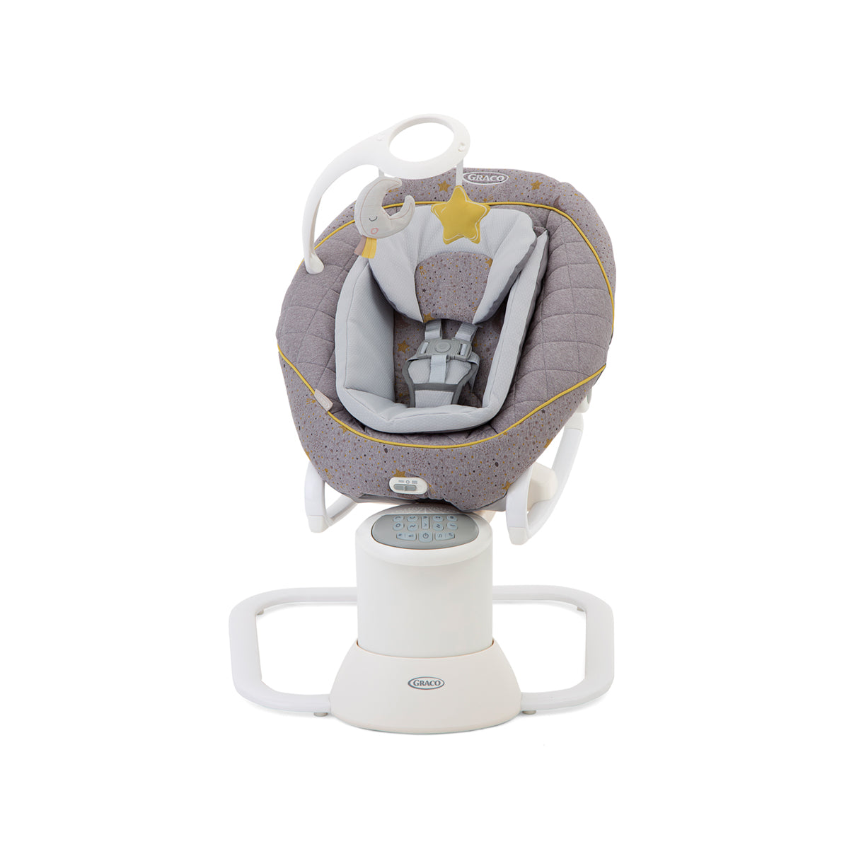 Graco All Ways Soother 2in1 Swing / Rocker with Vibration & Musical Sounds – Stargazer Grey   