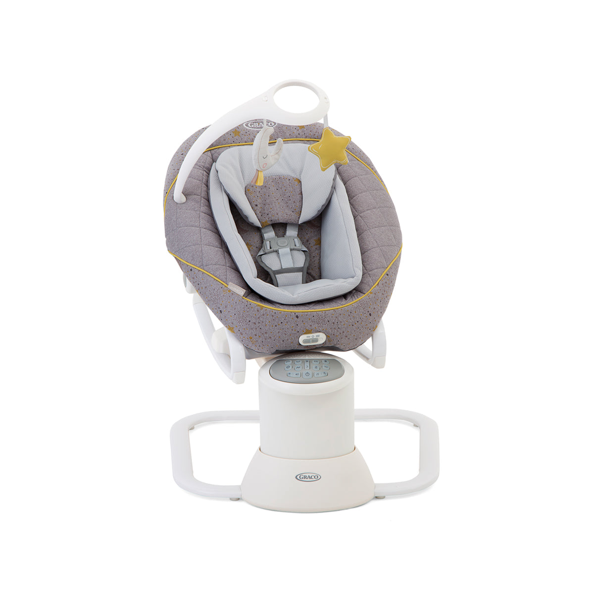 Graco All Ways Soother 2in1 Swing / Rocker with Vibration & Musical Sounds – Stargazer Grey   