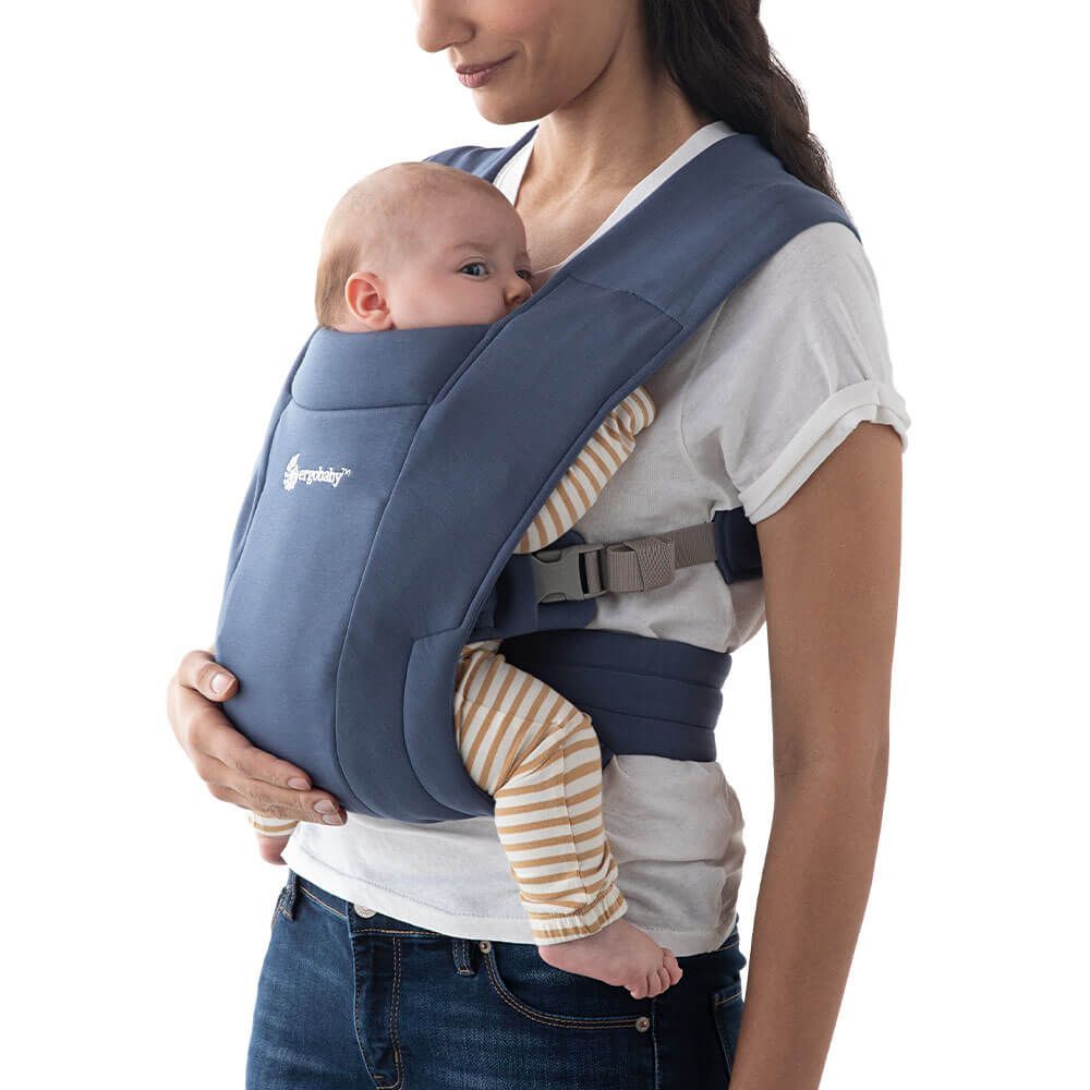 Ergobaby Carrier Embrace - Soft Navy -  | For Your Little One