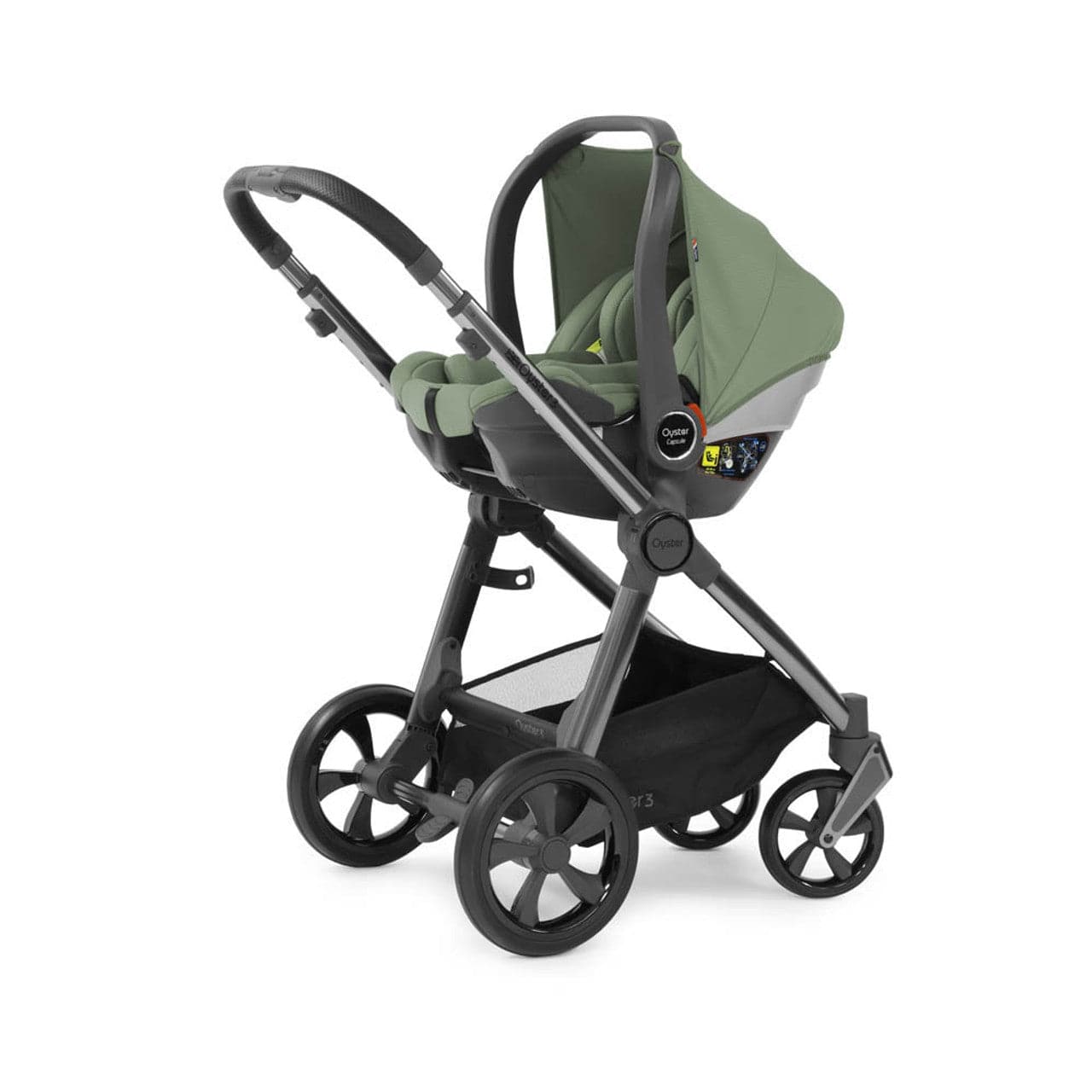 Babystyle Oyster 3 Essential 5 Piece Travel System Bundle - Spearmint -  | For Your Little One