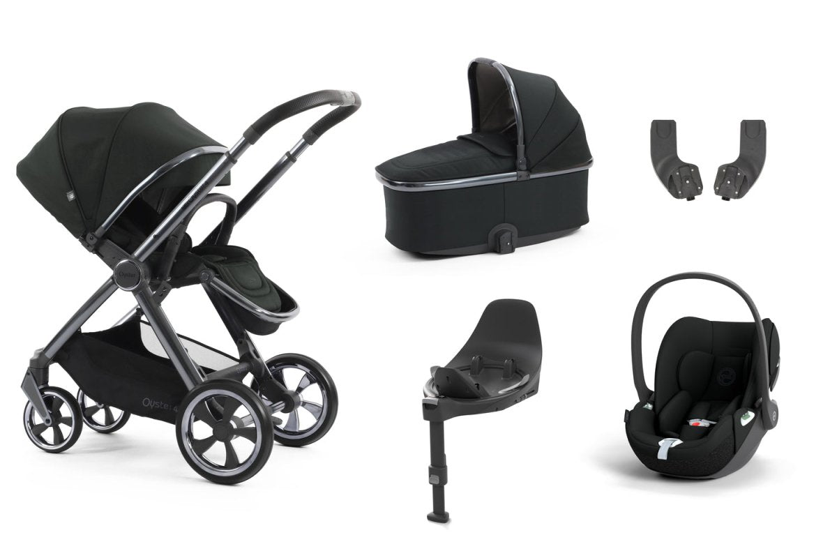 Babystyle Oyster 4 Essential 5 Piece Travel System Bundle - Black Olive - For Your Little One