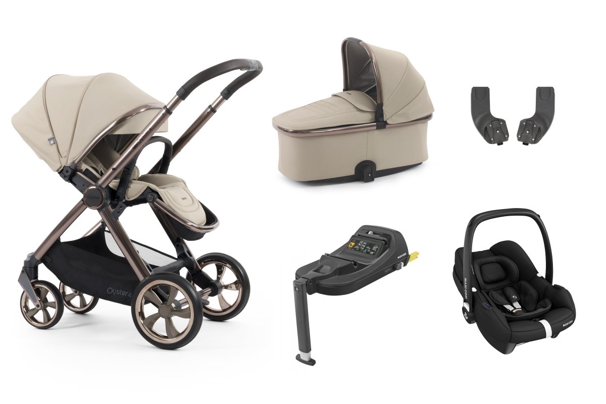 Babystyle Oyster 4 Essential 5 Piece Travel System Bundle - Buttermilk - For Your Little One