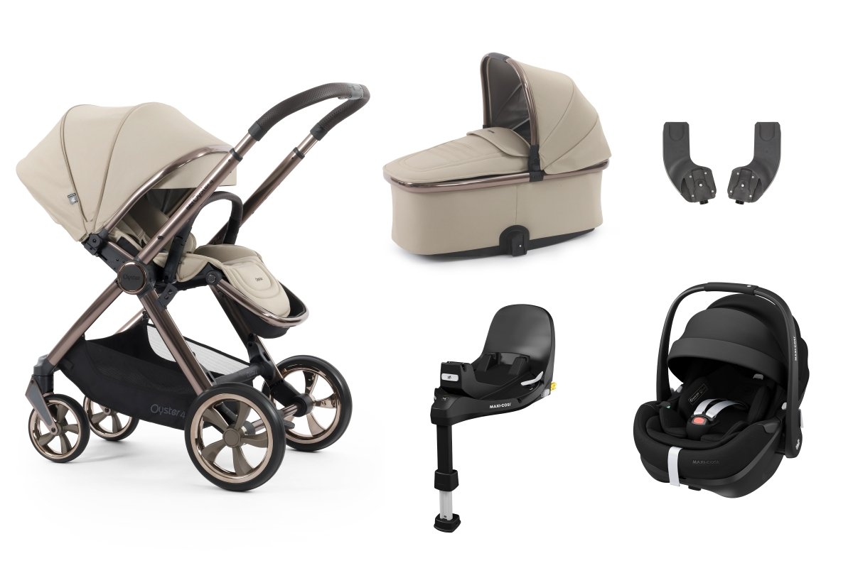 Babystyle Oyster 4 Essential 5 Piece Travel System Bundle - Buttermilk - For Your Little One