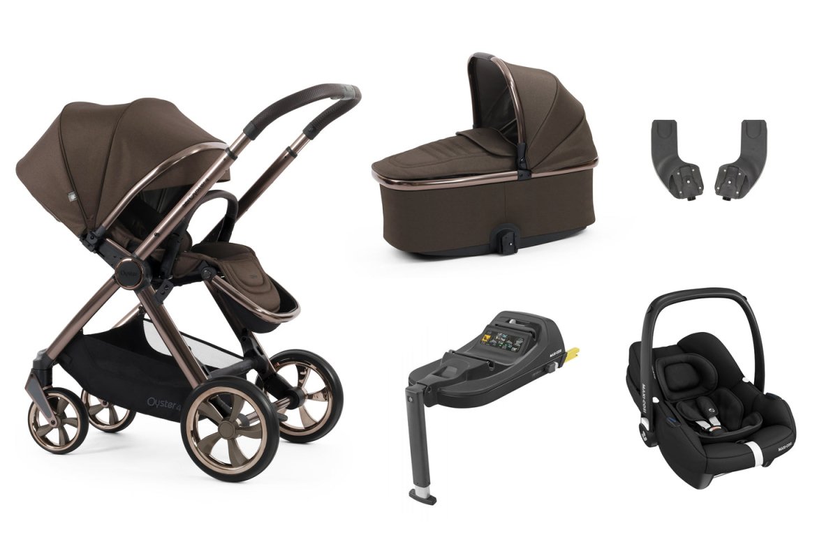Babystyle Oyster 4 Essential 5 Piece Travel System Bundle - Chocolate Velvet - For Your Little One