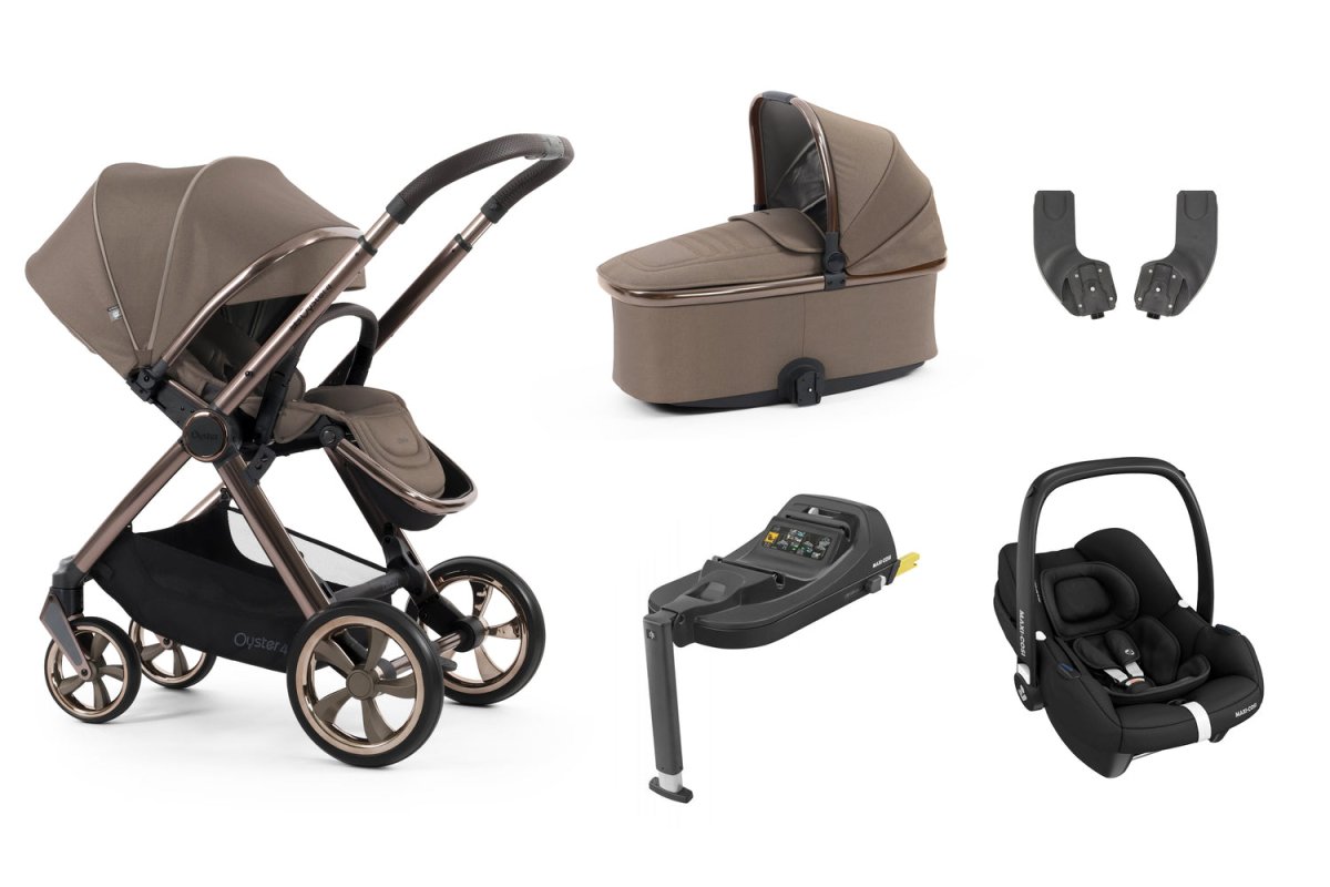 Babystyle Oyster 4 Essential 5 Piece Travel System Bundle - Mink - For Your Little One