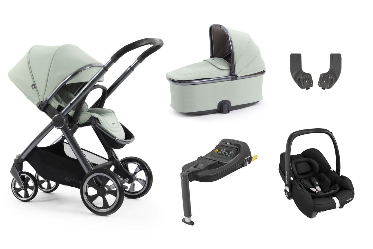 Babystyle Oyster 4 Essential 5 Piece Travel System Bundle - Pistachio - For Your Little One