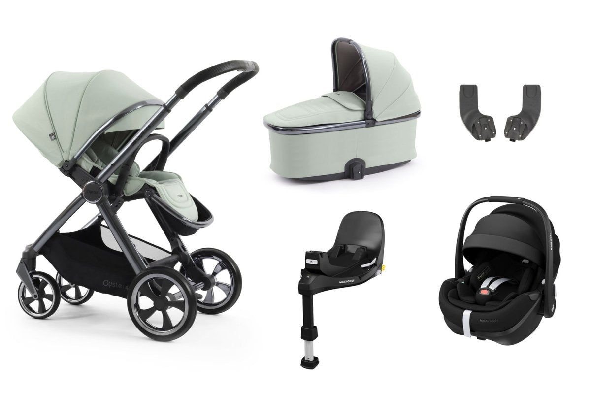 Babystyle Oyster 4 Essential 5 Piece Travel System Bundle - Pistachio - For Your Little One