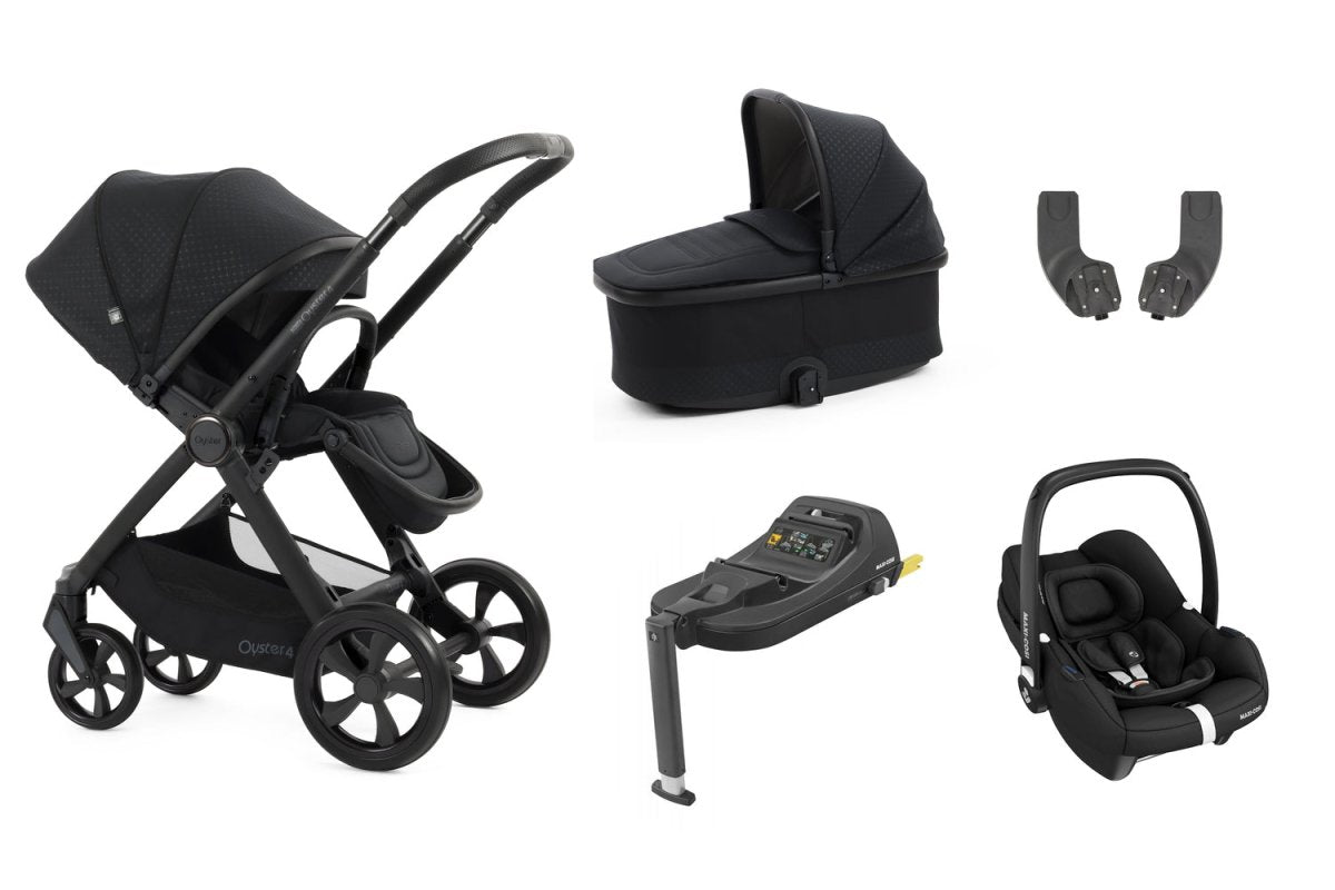 Babystyle Oyster 4 Essential 5 Piece Travel System Bundle - Raven - For Your Little One