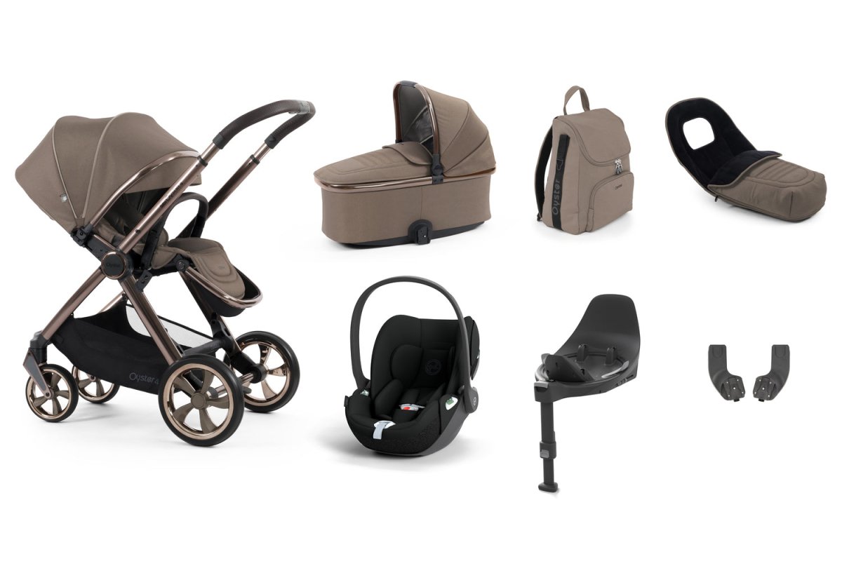 Babystyle Oyster 4 Luxury 7 Piece Travel System Bundle - Mink - For Your Little One