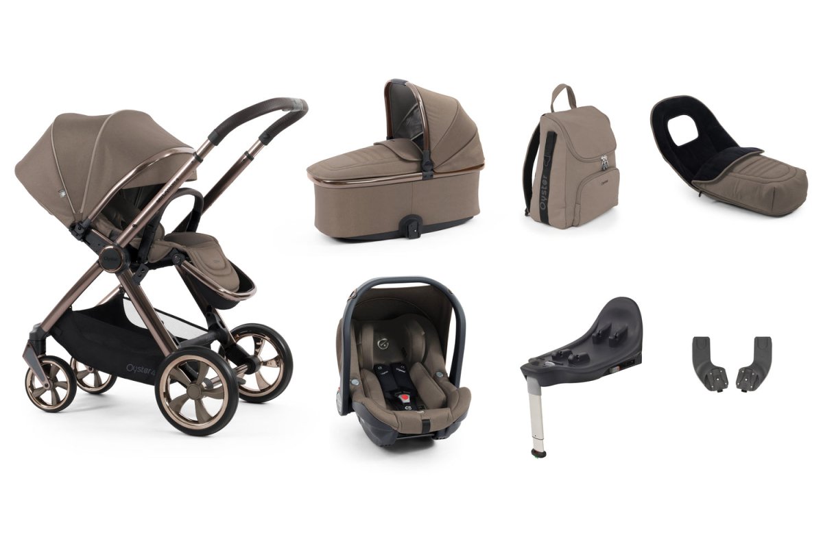 Babystyle Oyster 4 Luxury 7 Piece Travel System Bundle - Mink - For Your Little One