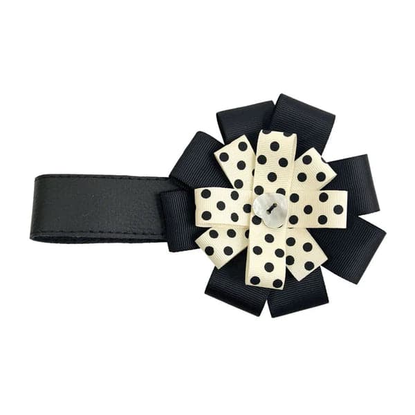 BabyStyle Ribbon Black Polka -  | For Your Little One