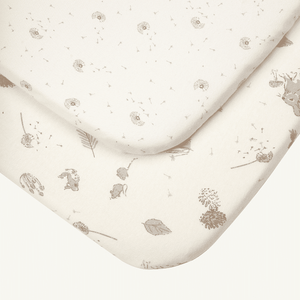 Bedside Crib Fitted Sheets 2pk - Our Planet - For Your Little One