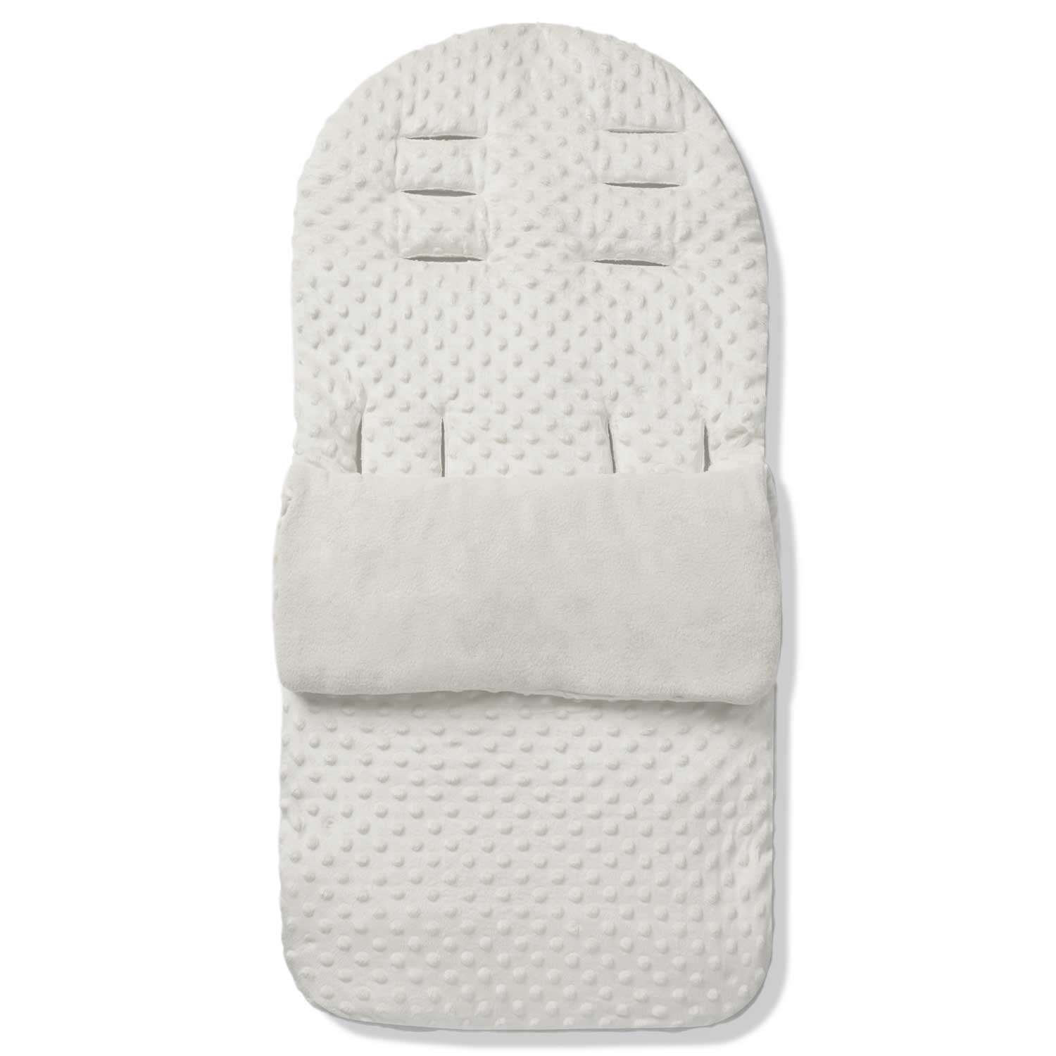 Universal Dimple Footmuff / Cosy Toes - Fits All Pushchairs / Prams & Buggies Beige Fits All Models