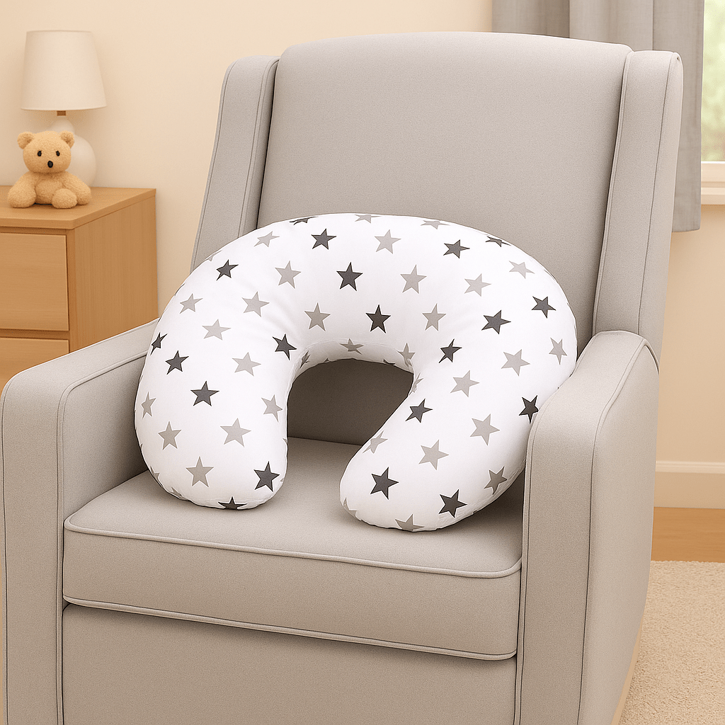 Breast Feeding Maternity Nursing Pillow - Silver Twinkle - For Your Little One