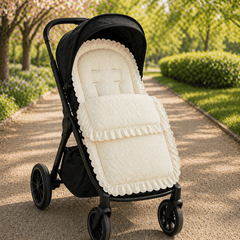 Broderie Anglaise Footmuff / Cosy Toes Compatible With Puggle - For Your Little One