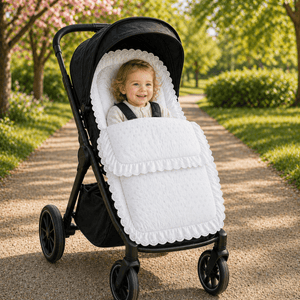 Broderie Anglaise Footmuff / Cosy Toes Compatible With Puggle - For Your Little One