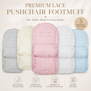 Broderie Anglaise Footmuff / Cosy Toes Compatible With Puggle - For Your Little One