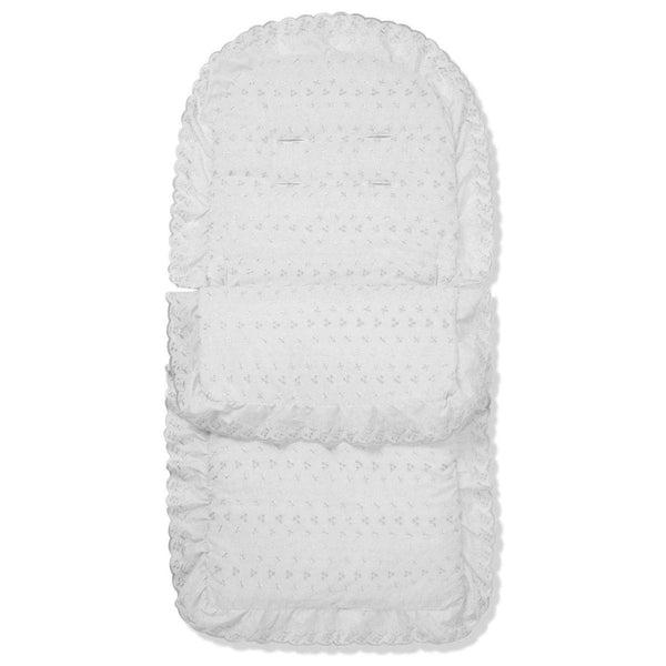 Broderie Anglaise Footmuff / Cosy Toes Compatible with Urban Detour - For Your Little One