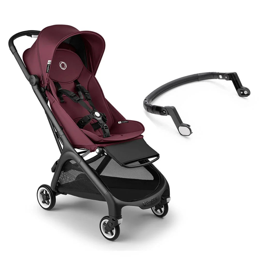 Bugaboo Butterfly Complete Stroller With Bumper Bar - Dark Cherry (FREE Transport Bag!) - For Your Little One