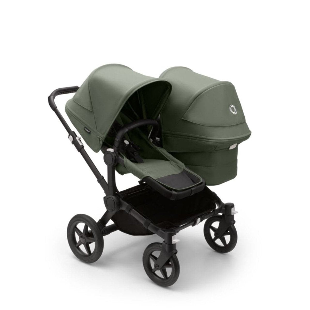 Bugaboo Donkey 5 Duo Pushchair Complete - Black/Forest Green - For Your Little One