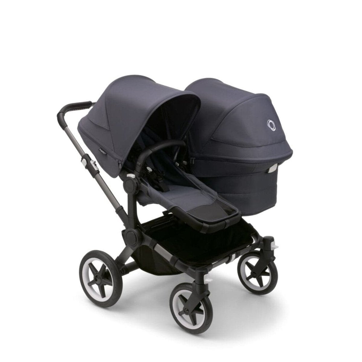 Bugaboo Donkey 5 Duo Pushchair Complete - Graphite/Stormy Blue - For Your Little One