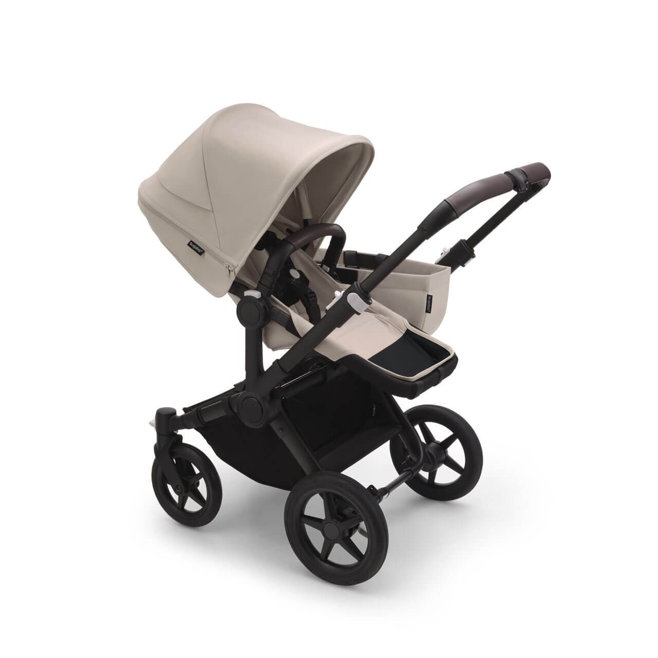 Bugaboo Donkey 5 Twin Complete Travel System + Turtle Air - Black/Desert Taupe   