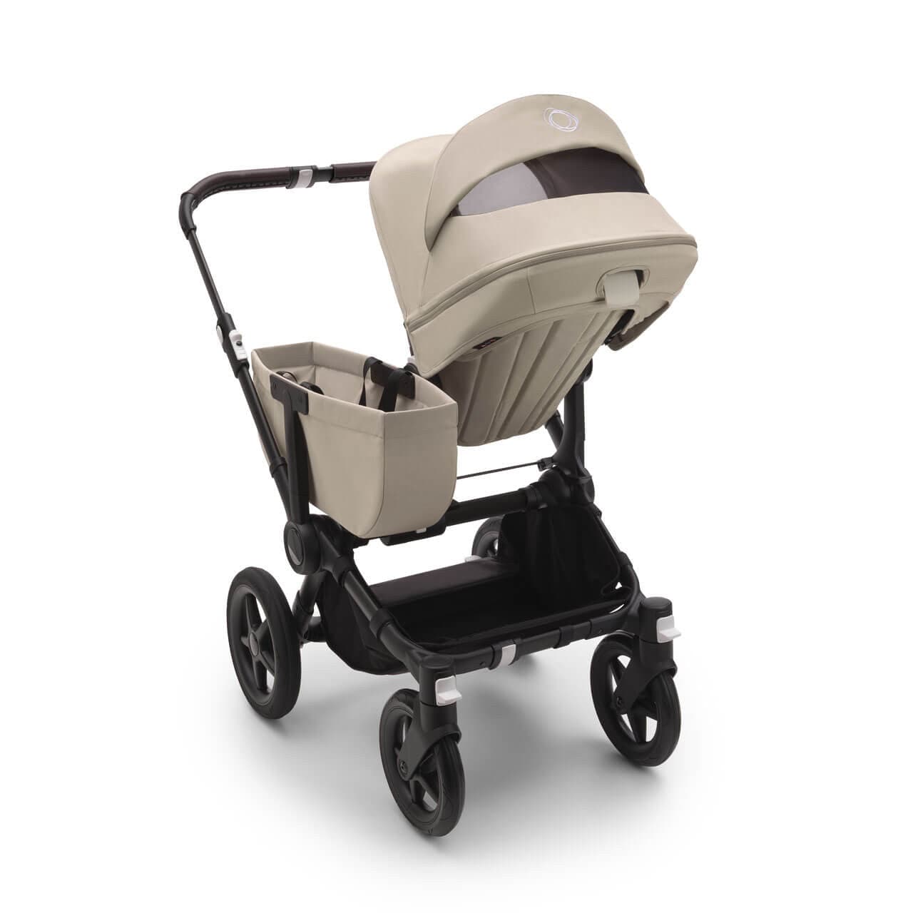 Bugaboo Donkey 5 Twin Complete Travel System + Turtle Air - Black/Desert Taupe   