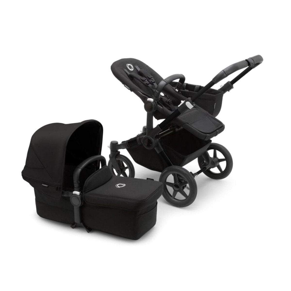 Bugaboo Donkey 5 Mono Complete Travel System + Turtle Air - Black/Midnight Black - For Your Little One