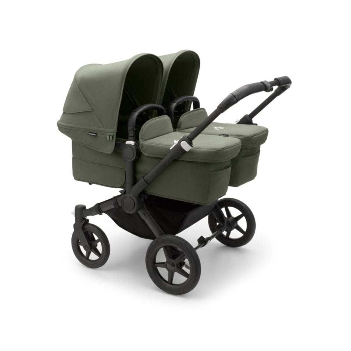 Bugaboo Donkey 5 Twin Complete Pushchair - Black/Forest Green - For Your Little One