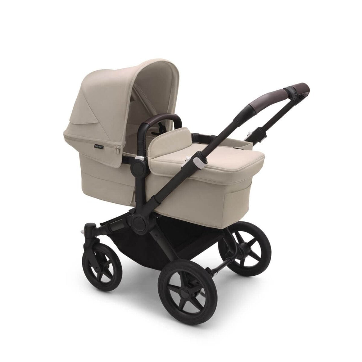 Bugaboo Donkey 5 Twin Complete Travel System + Turtle Air - Black/Desert Taupe - For Your Little One