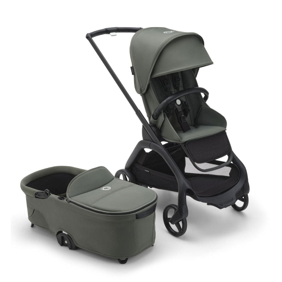 Bugaboo Dragonfly Complete Pushchair And Carrycot - Forest Green - For Your Little One