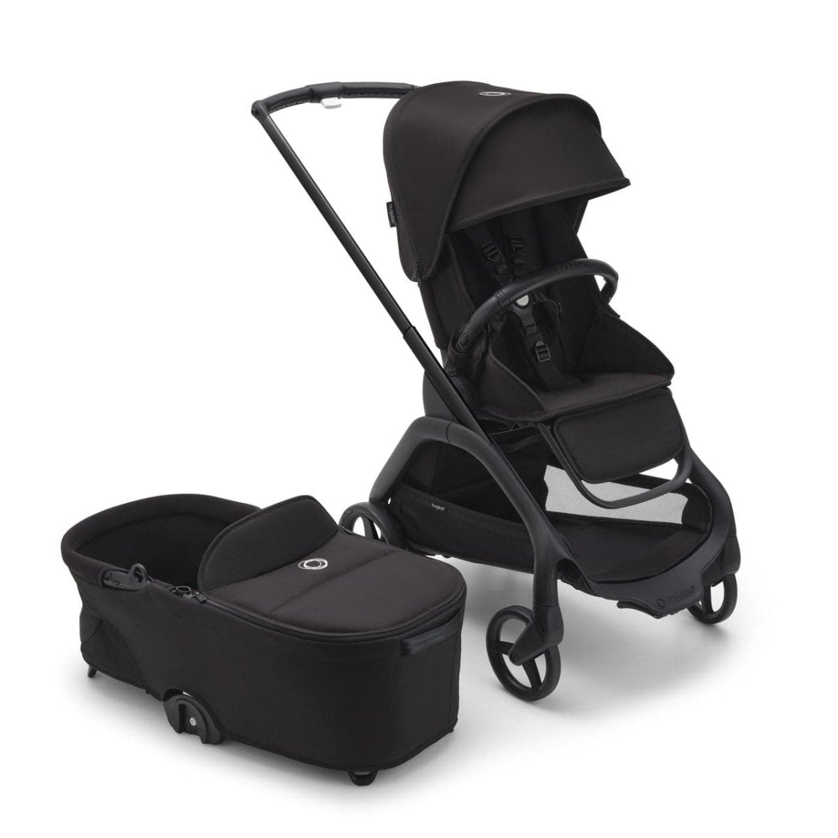 Bugaboo Dragonfly Complete Pushchair And Carrycot - Midnight Black - For Your Little One