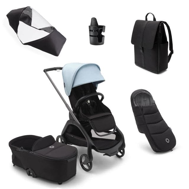 Bugaboo Dragonfly Essential Travel System Bundle - Skyline Blue -  | For Your Little One