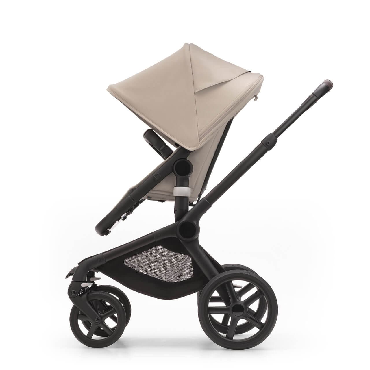 Bugaboo Fox 5 Essential Travel System Bundle - Black/Desert Taupe   