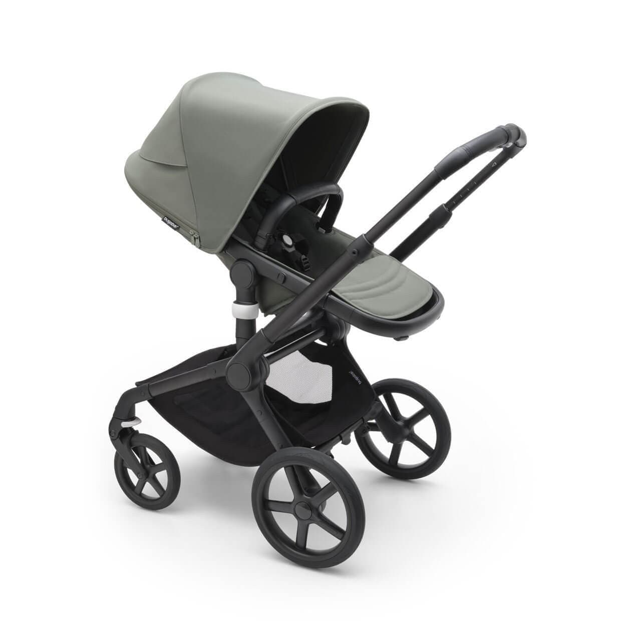 Bugaboo Fox 5 Essential Travel System Bundle - Black/Forest Green   