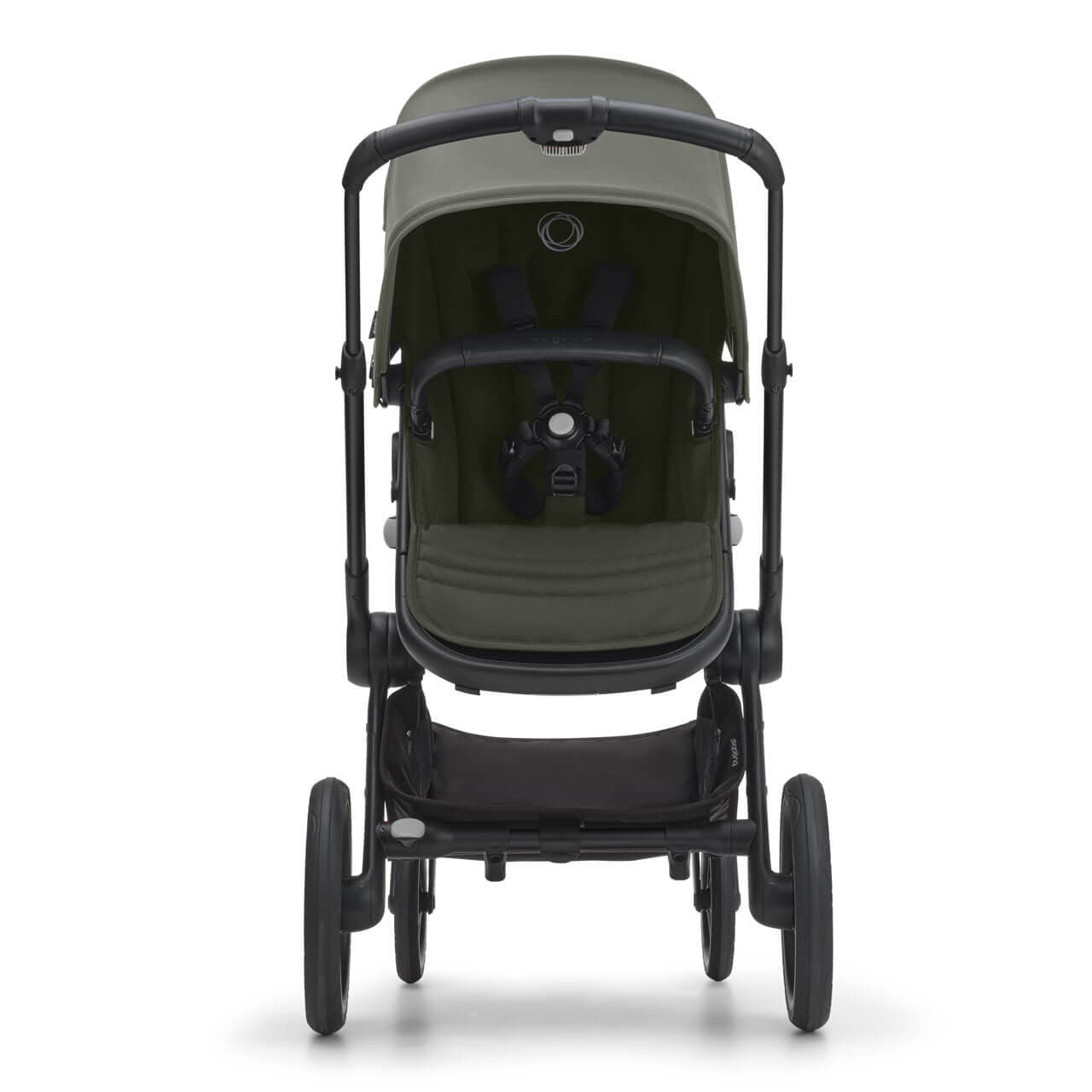 Bugaboo Fox 5 Complete Pushchair - Black / Forest Green -  | For Your Little One