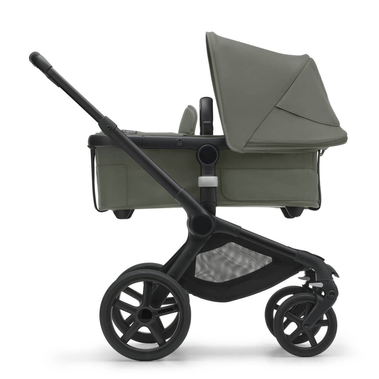 Bugaboo Fox 5 Essential Travel System Bundle - Black/Forest Green - For Your Little One
