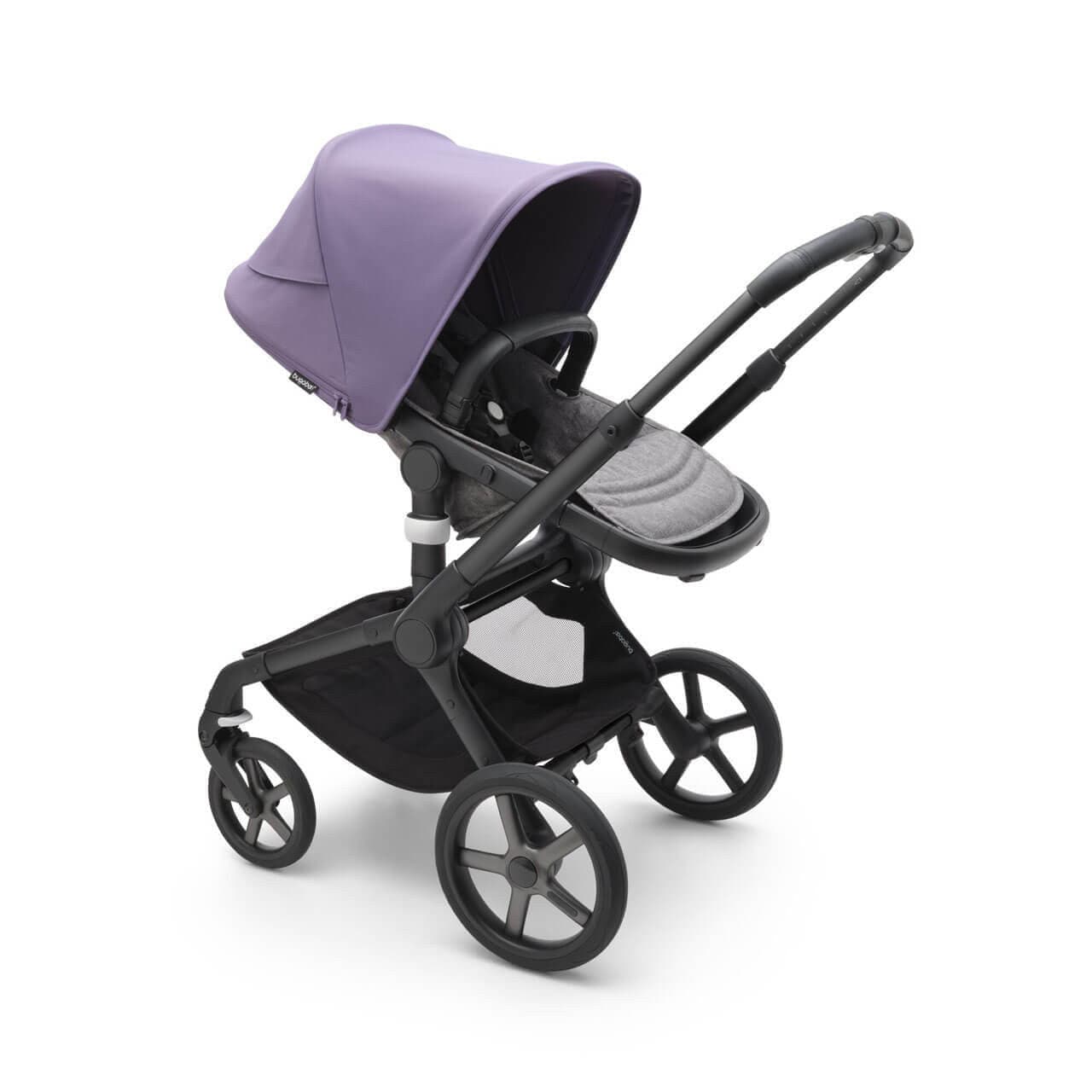 Bugaboo Fox 5 Complete Pushchair Black/Grey Melange - Choose Your Canopy - For Your Little One