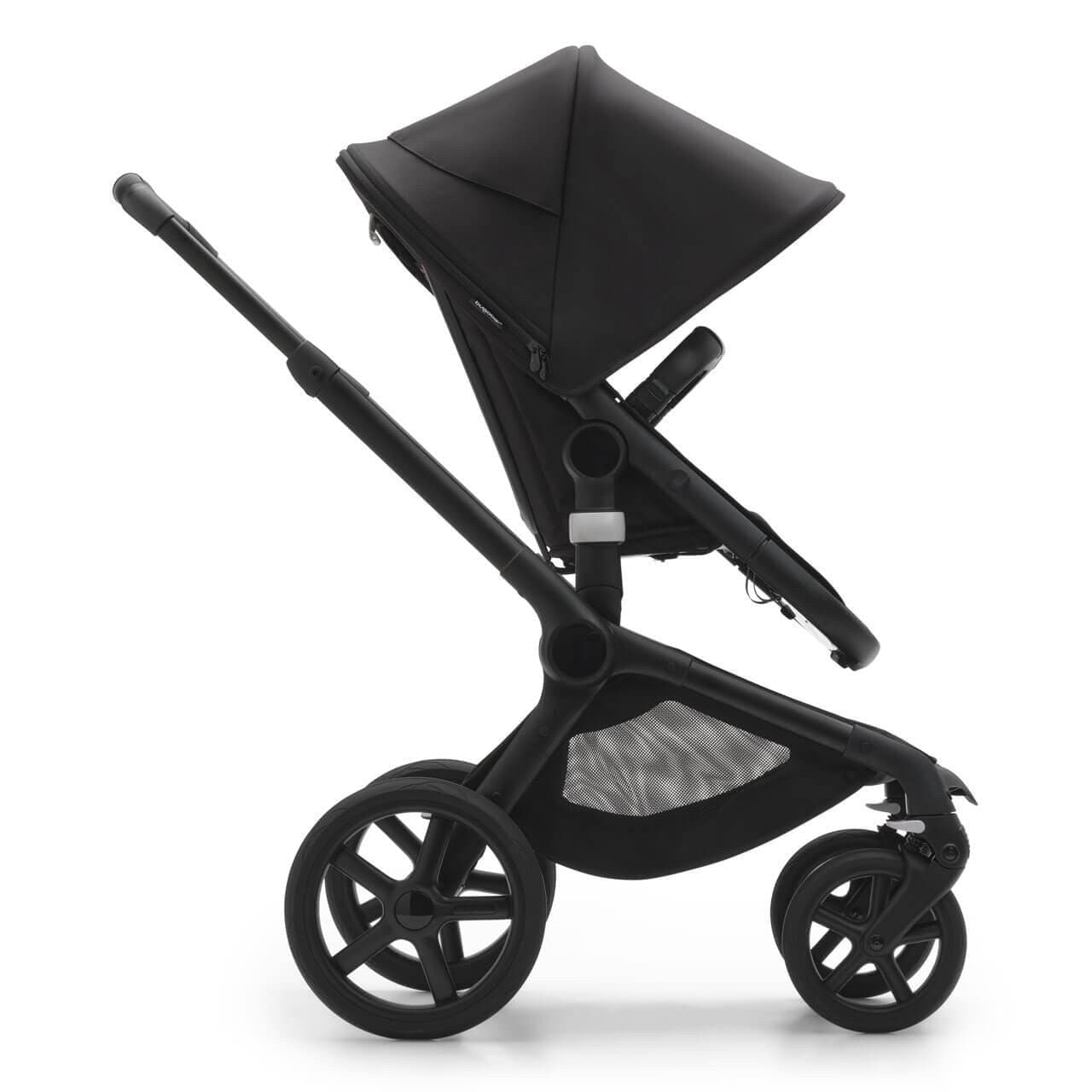 Bugaboo Fox 5 Complete Travel System + Turtle Air & 360 Base - Black/Midnight Black -  | For Your Little One