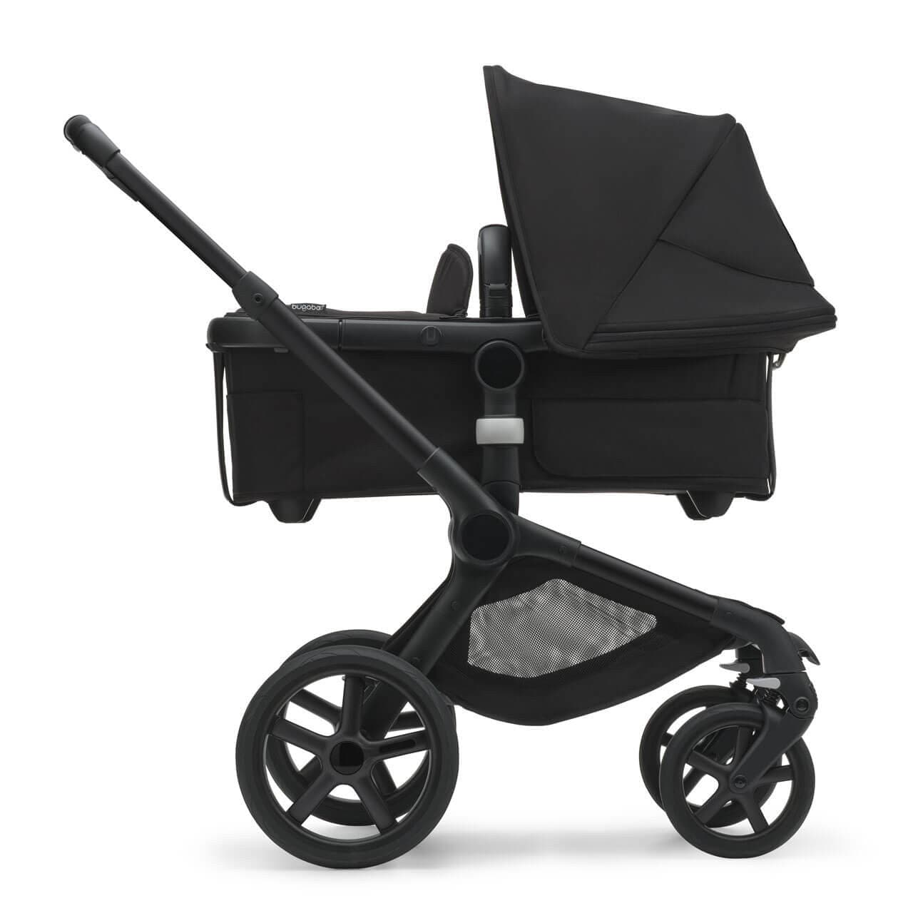 Bugaboo Fox 5 Complete Travel System + Turtle Air & 360 Base - Black/Midnight Black -  | For Your Little One