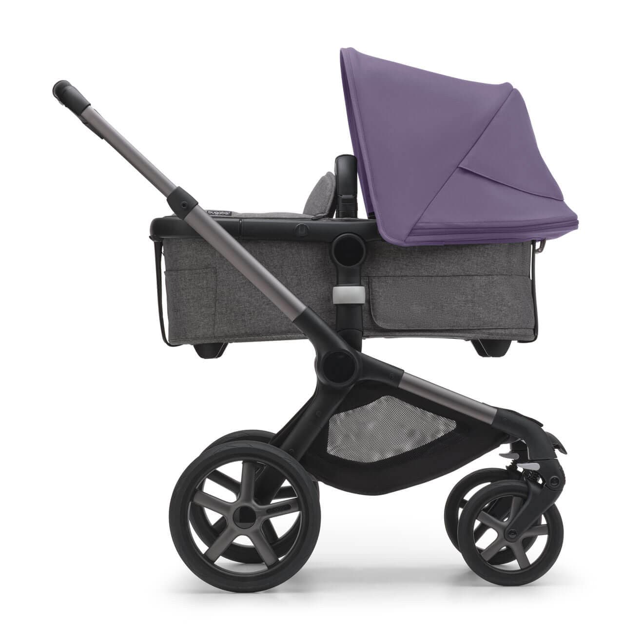 Bugaboo Fox 5 Complete Pushchair Graphite/Grey Melange - Choose Your Canopy   