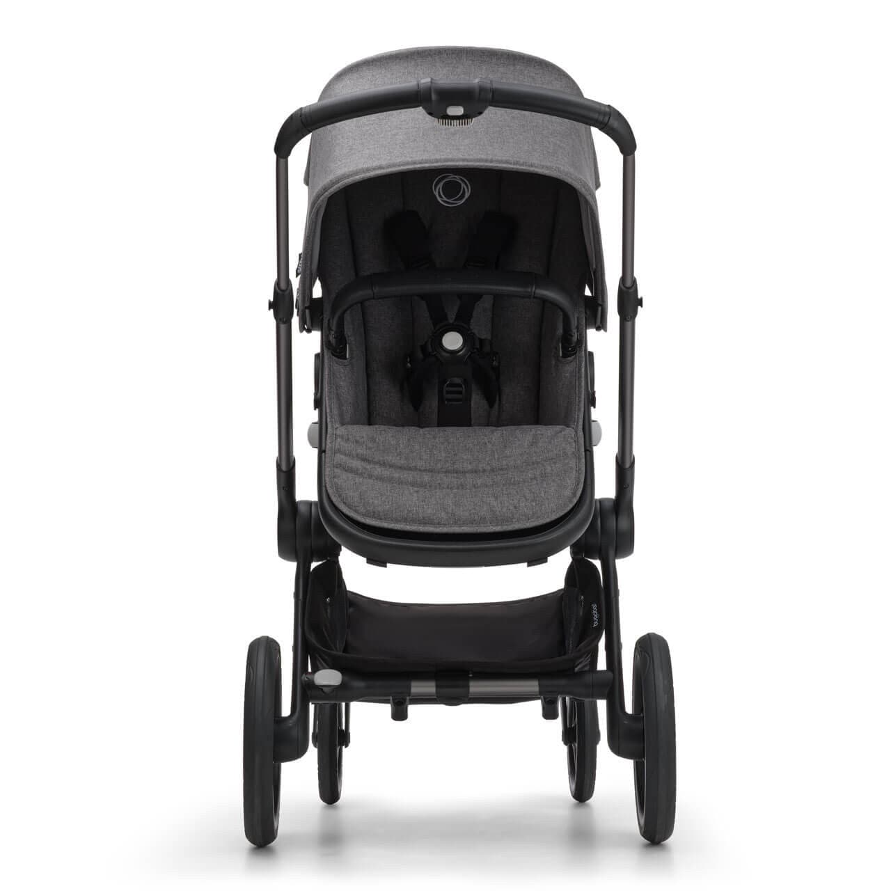 Bugaboo Fox 5 Complete Travel System + Turtle Air & 360 Base - Graphite/Grey Melange -  | For Your Little One