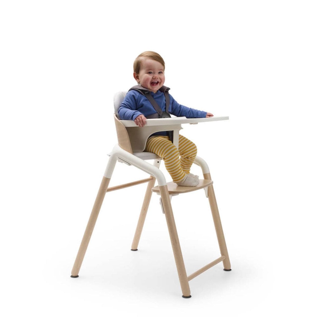 Bugaboo Giraffe Highchair Baby Bundle - Neutral Wood/White - For Your Little One