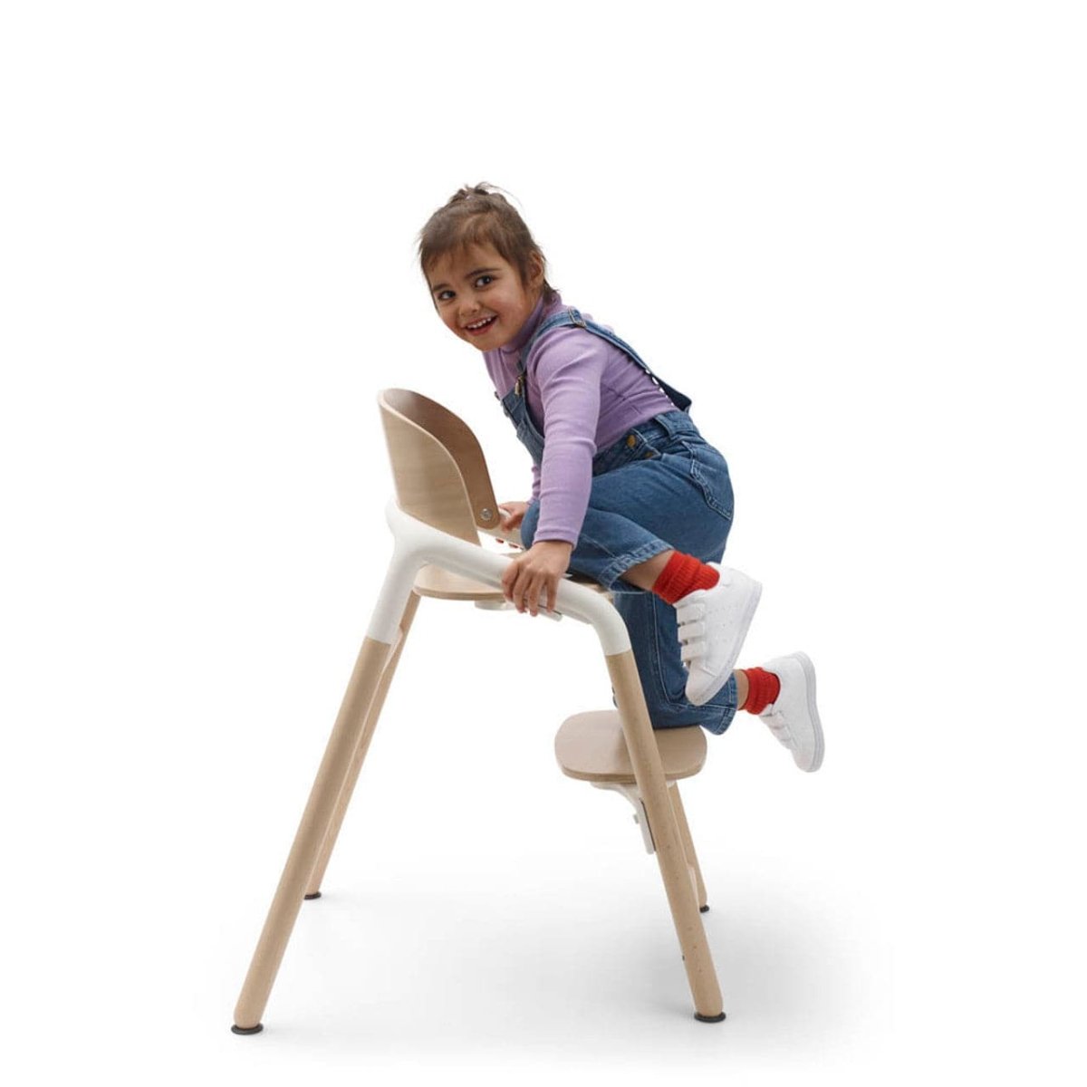 Bugaboo Giraffe Highchair Baby Bundle - Neutral Wood/White - For Your Little One